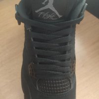 Nike Air Jordan 4 Black Cat, снимка 4 - Спортни обувки - 43465407