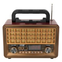 RADIO FM NS-2075BT, Ретро радио с AUX BT, снимка 4 - Радиокасетофони, транзистори - 43157102