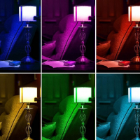 Крушка с дистанционно RGB светлина,9 W.ФасункаЕ27, снимка 2 - Лед осветление - 36536611