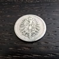Райх монета - 5 пфенига | 1889г.; серия A, снимка 2 - Нумизматика и бонистика - 28578686