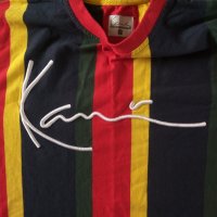Karl Kani Signature Stripe T-Shirt - страхотна мъжка тениска , снимка 3 - Тениски - 40404673