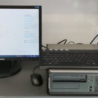 Настолен Компютър HP+Монитор Acer V193HQV, снимка 1 - Работни компютри - 43213182