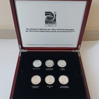 ЛОТ от сребърни възпоменателни монети от Световното първенство по футбол за жени Германия 2011 г., снимка 1 - Нумизматика и бонистика - 43024752