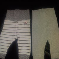 Бебешки памучни долнища 2бр. H&M , снимка 1 - Панталони и долнища за бебе - 35017154