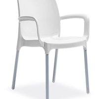 Здрави и устойчиви бели столове за заведение и градина, снимка 4 - Столове - 43936335
