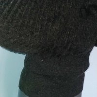 Кашмирен пуловер модел Топ от пухкаво плетиво (вълна, кашмир и спандекс), снимка 3 - Корсети, бюстиета, топове - 28039347
