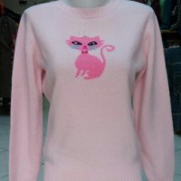 Дамски пуловер-мерино с ангора, снимка 1 - Пуловери - 40155614