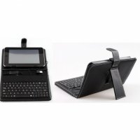Калъф за таблет с клавиатура 7" TC0001 Tablet Case with keyboard microUSB, снимка 2 - Клавиатури и мишки - 10890965