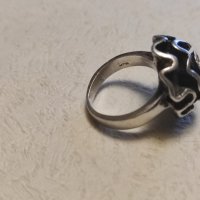 Сребърен пръстен (182), снимка 3 - Пръстени - 43025870
