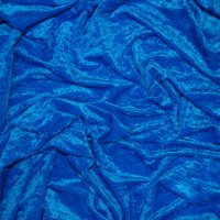 Плат италианско еластично синьо кадифе, снимка 4 - Клинове - 35207076