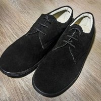 Нови мъжки обувки от естествен велур № 43, снимка 1 - Официални обувки - 27368686