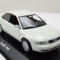 Audi A4 1995 - мащаб 1:43 на Maxichamps моделът е нов в PVC дисплей-кейс, снимка 7 - Колекции - 43377535