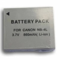 ANIMABG Батерия модел NB-4L / 4LH, снимка 1 - Батерии, зарядни - 43966925