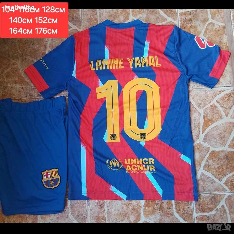 LAMINE YAMAL 10 ❤️⚽️ детско юношески футболни екипи НОВО сезон 2025-26 година , снимка 1