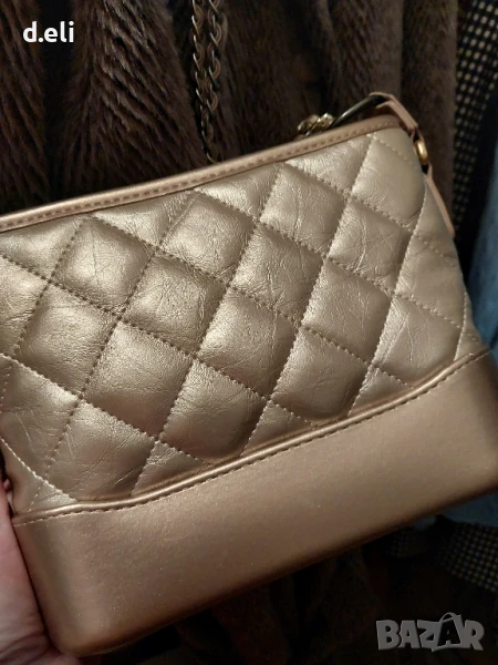 Ш анелl Нова чанта Златист цвят, снимка 1