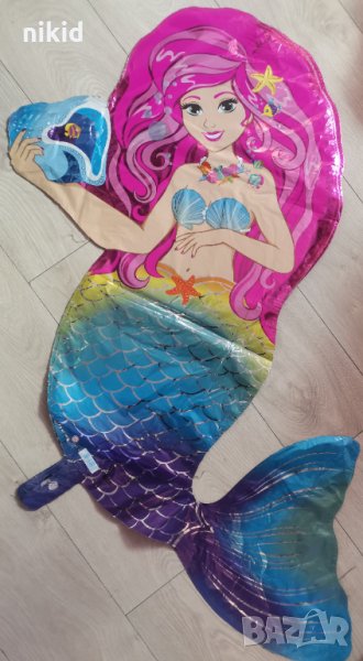 Грамадна Русалка Ариел фолио фолиев балон хелий или въздух парти рожден ден, снимка 1