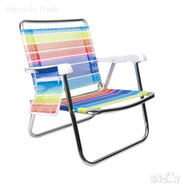 Стол за къмпинг Mercado Trade, Сгъваем, Цветен, снимка 1