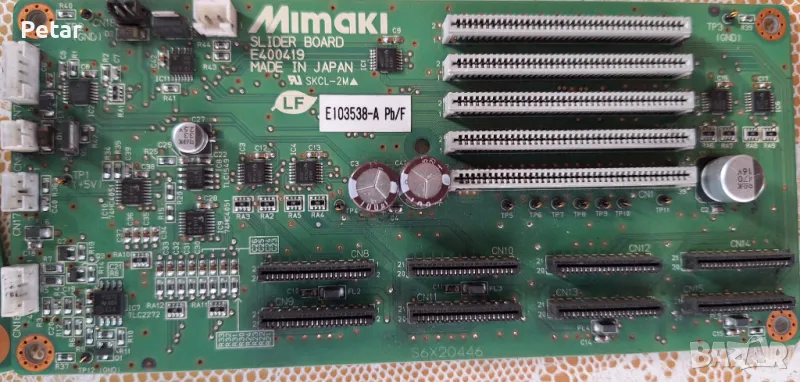 Placa Slider - Mimaki Jv3 - Slider Pcb - E400419 *USED* E103538, снимка 1