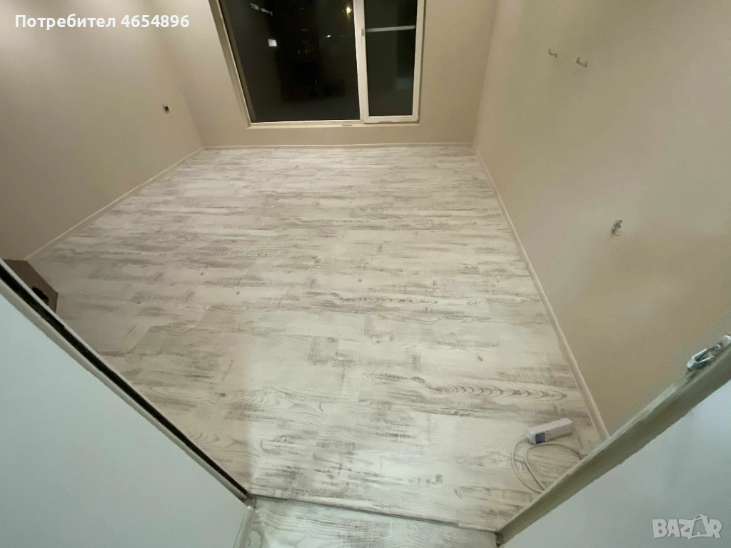 Редене на ламинат, слагане на ъглови и преходни лайсни , снимка 1