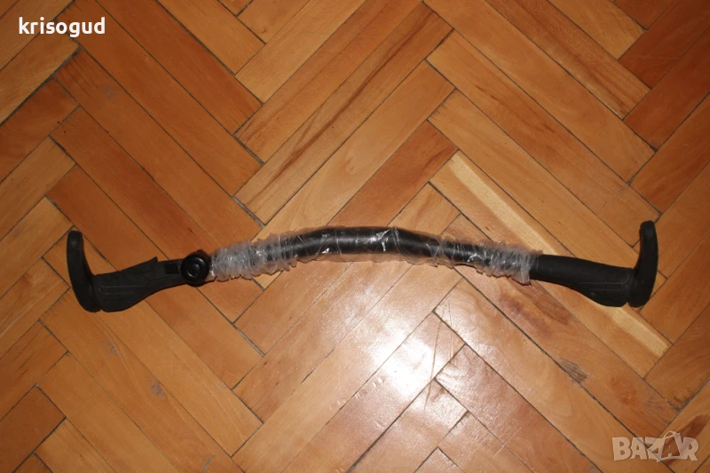 Оригинално хибридно велосипедно кормило, черно, снимка 1
