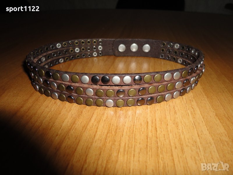 Естествена кожа/ново немско колие, снимка 1