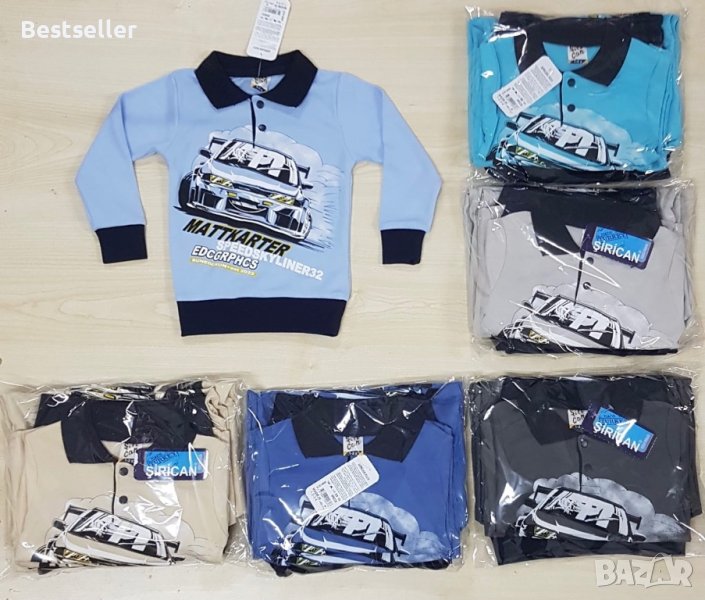 Блузи с дълъг ръкав за момче 1-4 г, снимка 1