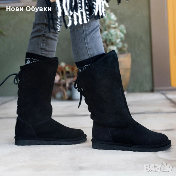 Bearpaw, 40, нови, оригинални дамски зимни боти, естествена кожа, снимка 1