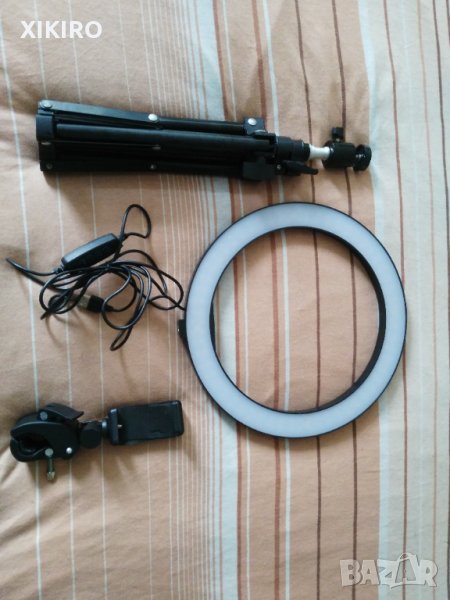 Продавам Лед ринг лампа с трипод, снимка 1