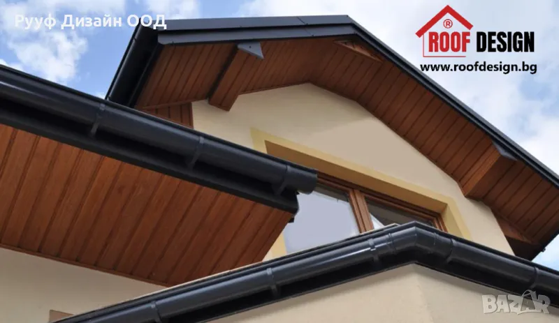 обшивка за стреха метална ламперия профил Т8, снимка 1