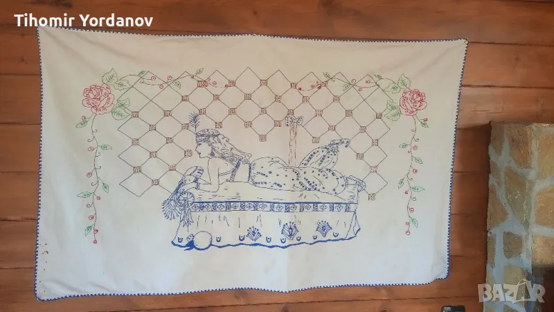 Бродиран ковьор., снимка 1