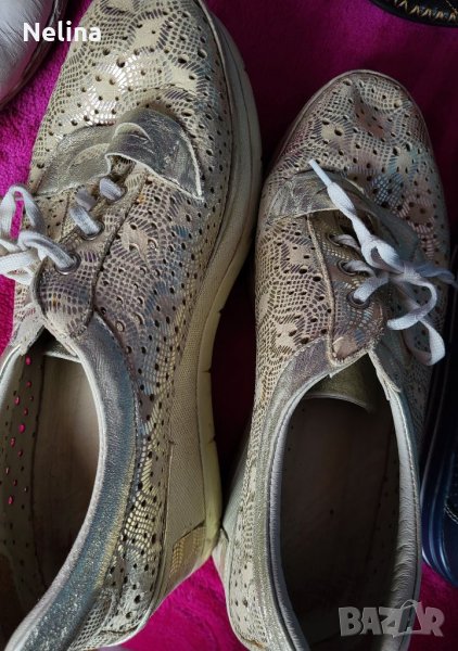 Продавам дамски обувки ест.кожа , снимка 1
