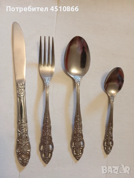 Комплект луксозни прибори за хранене, снимка 1