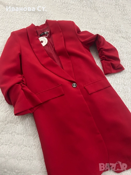 Дълго дамско сако, снимка 1