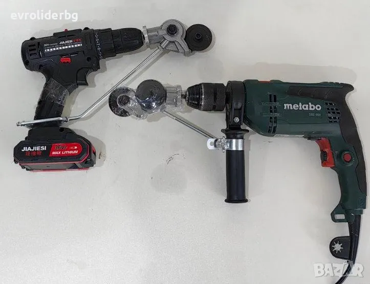 ШОК ЦЕНА!!! ПРИСТАВКА ЗА РЯЗАНЕ НА ЛАМАРИНА 2в1 ЗА ВИНТОВЕРТ И БОРМАШИНА., снимка 1