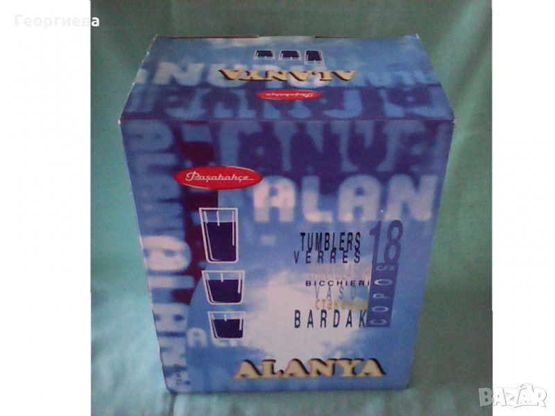 Комплект стъклени чаши - 18 бр., снимка 1