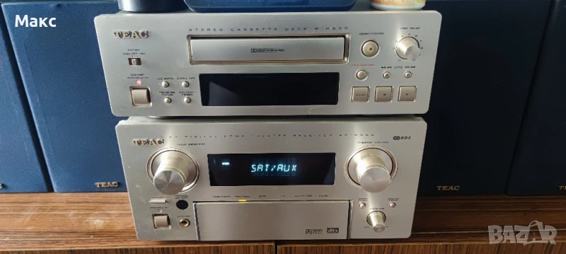 Усилвател с тунер TEAC AG-H550 и автоматизиран дек R-H500, снимка 1