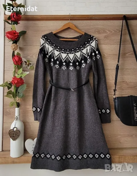 Рокля плетиво вълна и акрил ELLOS , снимка 1