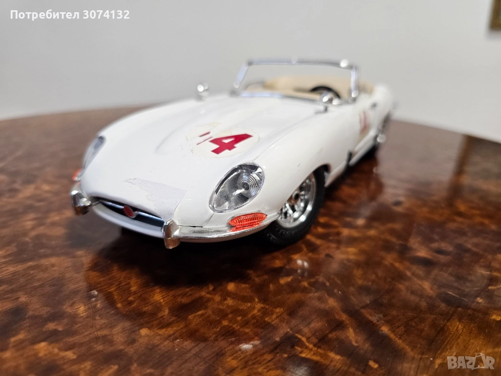 Метална количка Jaguar Cabriolet 1961, снимка 1