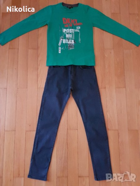 Детски блузи ZARA,DKNY,LCW,Pepperts, дънки ZARA за 10г. момче:, снимка 1