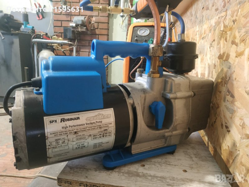 Най мощната Дву стъпална вакуум помпа Robinair 15121A за климатици , снимка 1