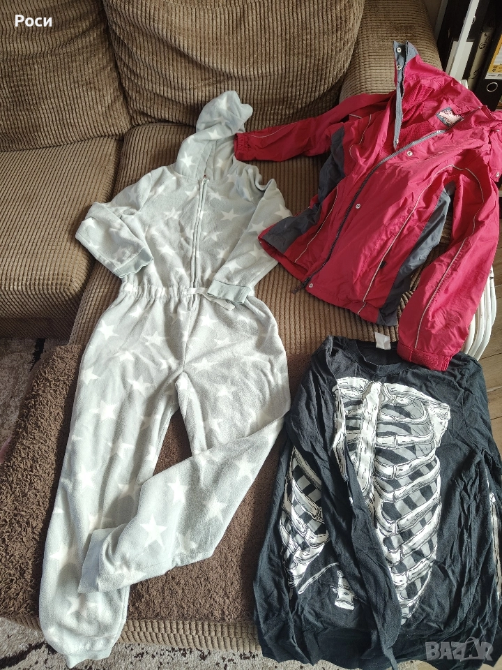 Лот юношески дрехи, гащеризон флийс , размер 156, снимка 1