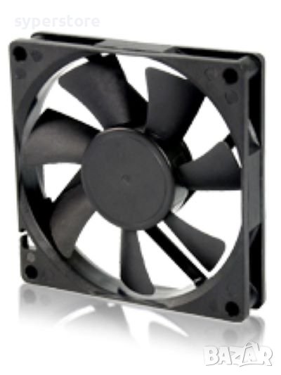 Вентилатор за компютър 80x80x10mm Evercool EC8010L05CA Ball Bearing 3000RPM 3-pin 5V , снимка 1