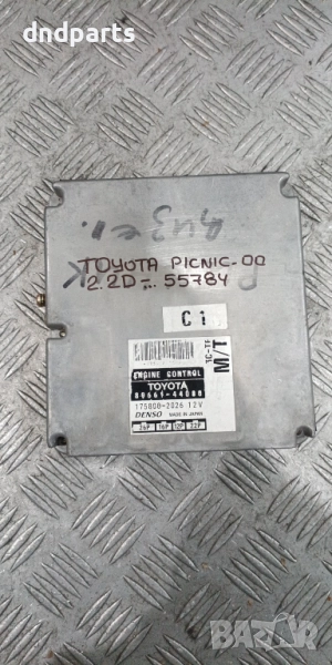 Компютър Toyota Picnic 2.2D 2000г. 89661-44080 175800-2026 , снимка 1