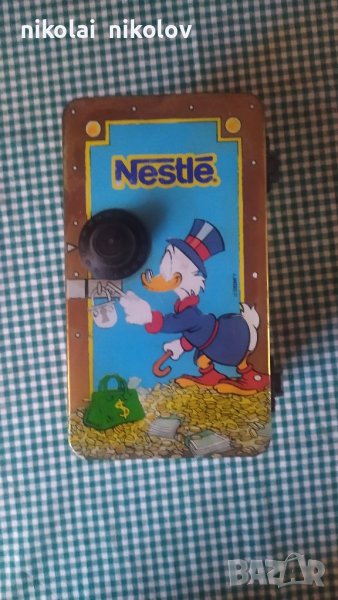 Метална кутия(сейф)на Чичо Скрудж Нестле и Дисни , снимка 1