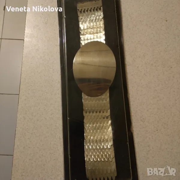 Метален колан с цвят на сребро , снимка 1