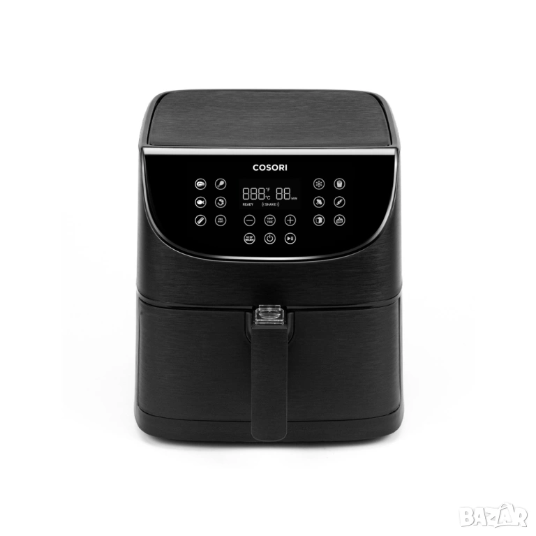 Фритюрник с горещ въздух Cosori Premium Air Fryer, 5.5L, Черен НОВ, снимка 1