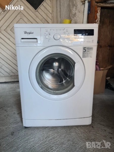 Пералня Whirlpool без сушилня, използвана, снимка 1