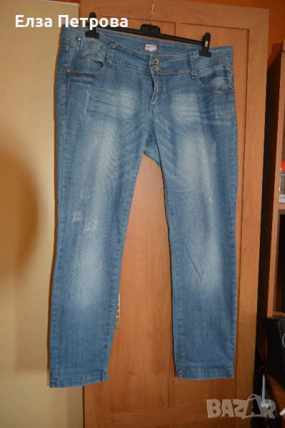 Дамски светлосини дъки с накъсано и по-светли нюанси, пролет-лято, снимка 1