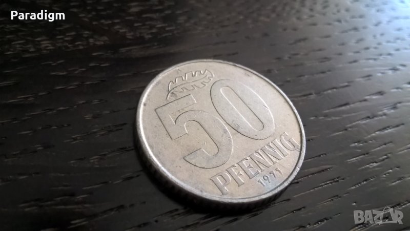 Монета - Германия - 50 пфенига | 1971г.; серия А, снимка 1