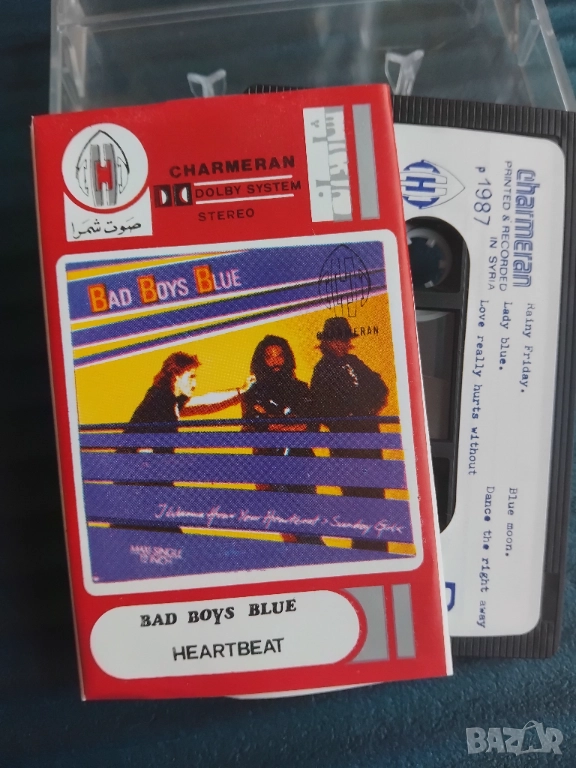 Bad Boys Blue – Heartbeat - аудио касета музика, снимка 1